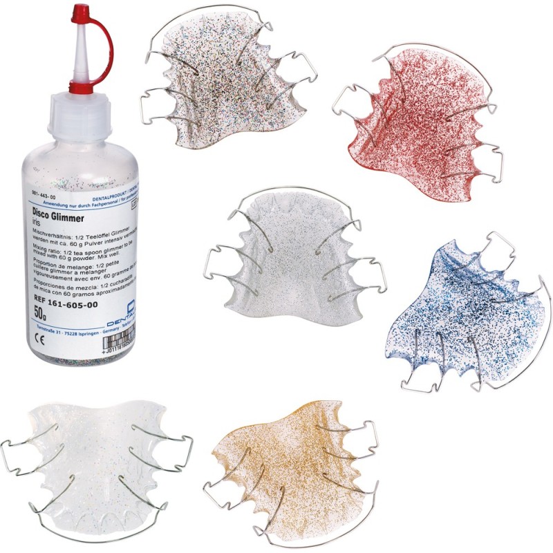 ORTHOCRYL DISCO-GLIMMER DENTAURUM 50GR