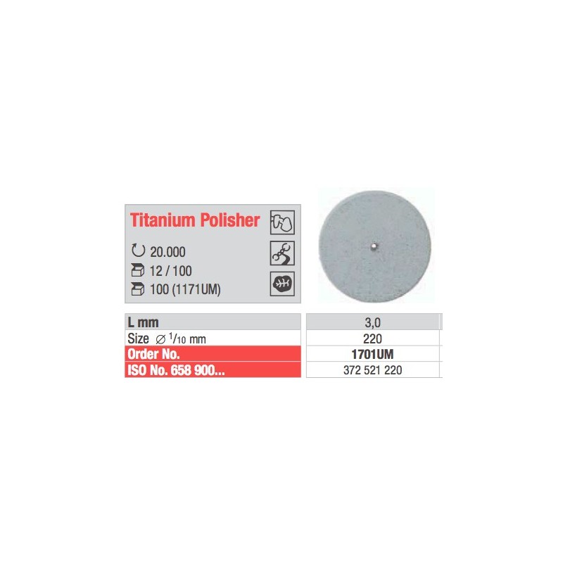 TITANIUM POLISHER EDENTA