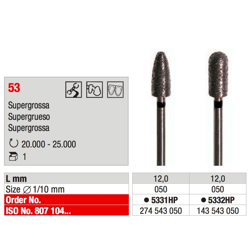 SINTERIZZATA SUPER GROSSA HP EDENTA