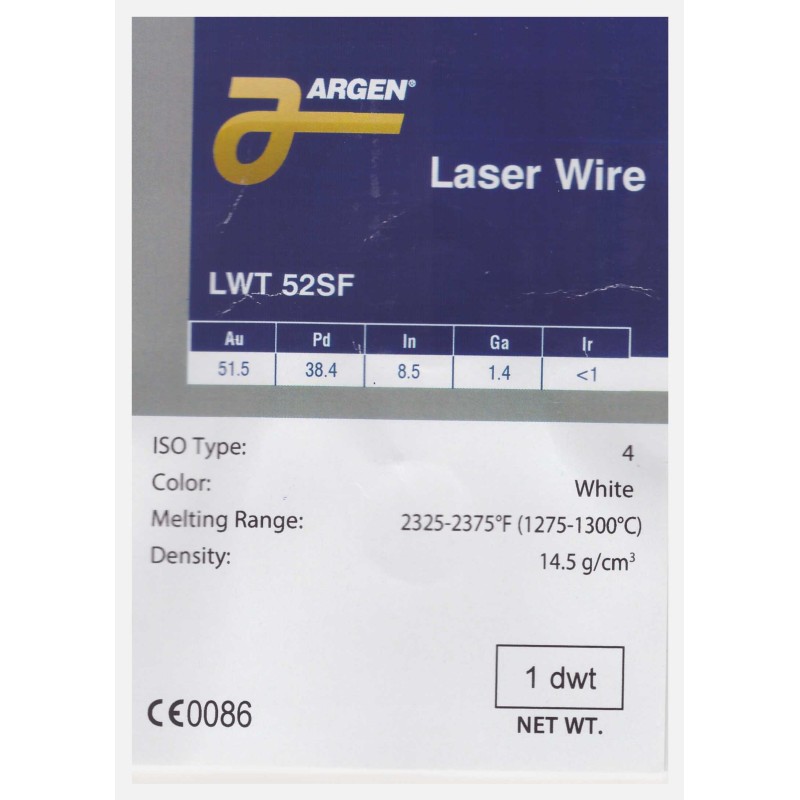 LWT 52SF LASER SOLDER ARGEN GR 1.56