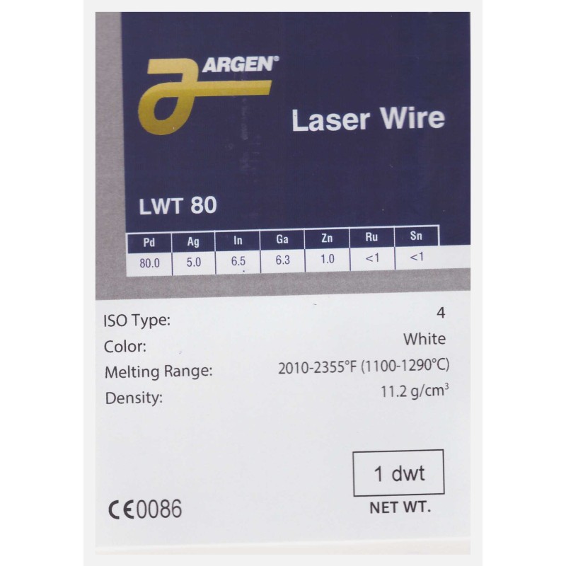 LWT 80 LASER SOLDER ARGEN GR 1.56