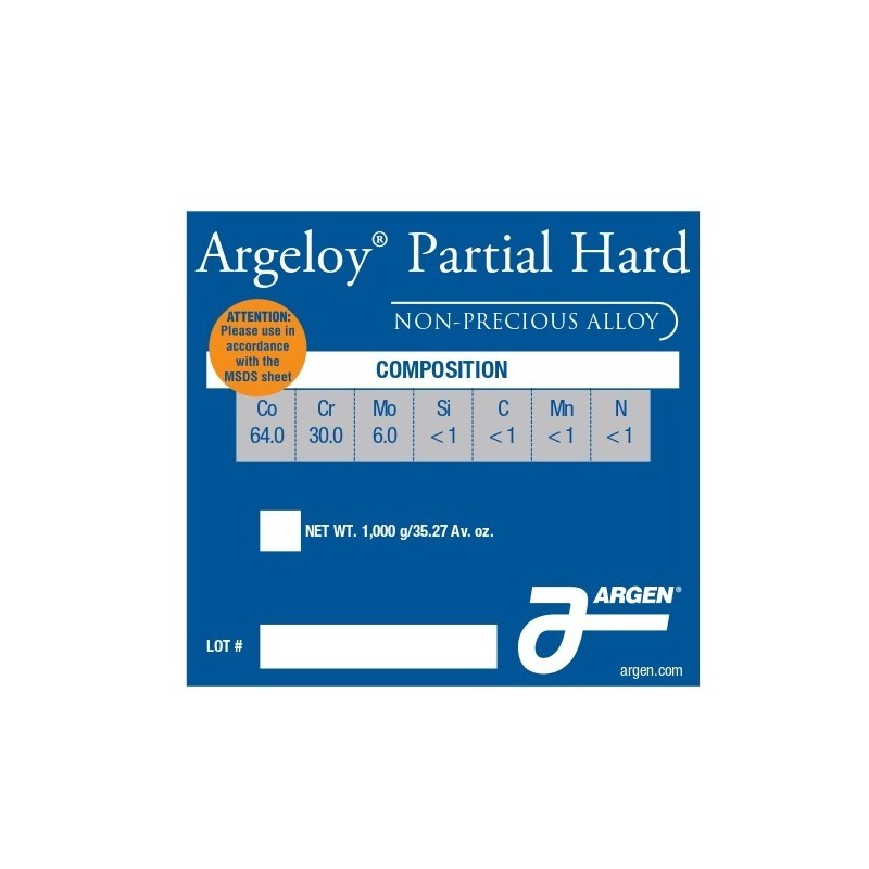 ARGELOY PARTIAL HARD ARGEN 1KG